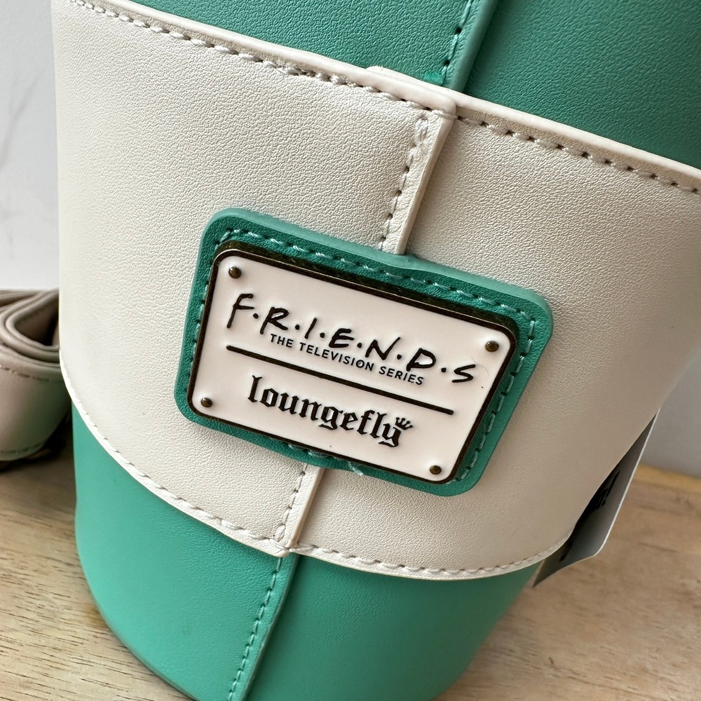 Loungefly Friends Central Perk To Go Coffee Cup Crossbody Purse Bag WB NWT Gift - Picture 3 of 11